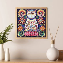 Load image into Gallery viewer, Crystal Rhinestone Diamond Painting Kit | Flowers and Cats