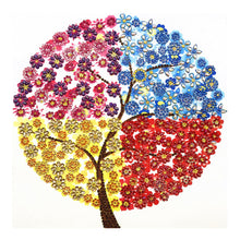 Load image into Gallery viewer, Crystal Rhinestone Diamond Painting Kit | Season Tree