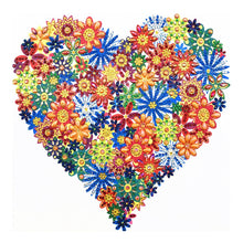 Load image into Gallery viewer, Crystal Rhinestone Diamond Painting Kit | Flower Love