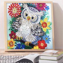 Load image into Gallery viewer, Crystal Rhinestone Diamond Painting Kit | Cartoon Owl