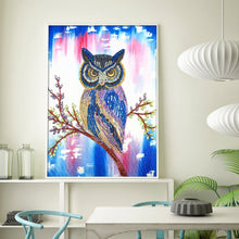 Load image into Gallery viewer, Crystal Rhinestone Diamond Painting Kit | Animal Owl