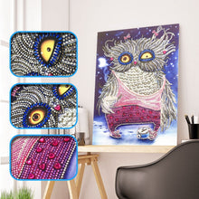 Load image into Gallery viewer, Crystal Rhinestone Diamond Painting Kit | Cartoon Owl