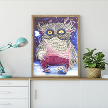 Load image into Gallery viewer, Crystal Rhinestone Diamond Painting Kit | Cartoon Owl