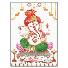 Load image into Gallery viewer, Crystal Rhinestone Diamond Painting Kit | Elephant Trunk Buddha