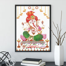 Load image into Gallery viewer, Crystal Rhinestone Diamond Painting Kit | Elephant Trunk Buddha