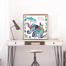 Load image into Gallery viewer, Crystal Rhinestone Diamond Painting Kit | Baby Elephant