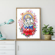 Load image into Gallery viewer, Crystal Rhinestone Diamond Painting Kit | Elephant Trunk Buddha