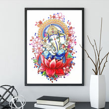 Load image into Gallery viewer, Crystal Rhinestone Diamond Painting Kit | Elephant Trunk Buddha