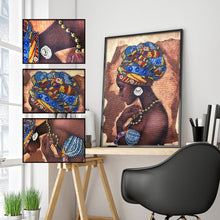 Load image into Gallery viewer, Crystal Rhinestone Diamond Painting Kit | African woman