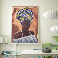 Load image into Gallery viewer, Crystal Rhinestone Diamond Painting Kit | African women