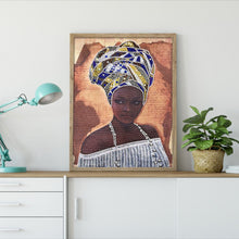 Load image into Gallery viewer, Crystal Rhinestone Diamond Painting Kit | African women