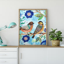 Load image into Gallery viewer, Crystal Rhinestone Diamond Painting Kit | Flowers and birds