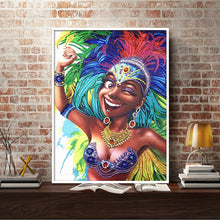 Load image into Gallery viewer, Crystal Rhinestone Diamond Painting Kit | African active girl