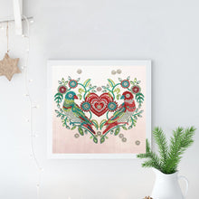 Load image into Gallery viewer, Crystal Rhinestone Diamond Painting Kit | Cartoon Animal Birds and Flowers