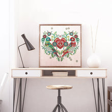 Load image into Gallery viewer, Crystal Rhinestone Diamond Painting Kit | Cartoon Animal Birds and Flowers