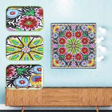 Load image into Gallery viewer, Crystal Rhinestone Diamond Painting Kit | Flower Mandala