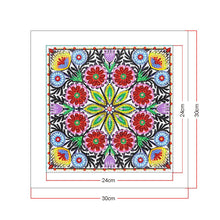Load image into Gallery viewer, Crystal Rhinestone Diamond Painting Kit | Flower Mandala
