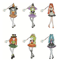 Load image into Gallery viewer, Diamond Drawing 6 Pairs of Bookmarks, Dot Diamond Hand Tool DIY Alien Diamond, Various Cartoon Characters
