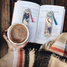 Load image into Gallery viewer, 4 Crane Diamond Art Bookmarks, 5D Acrylic Tassel Bookmarks, DIY Making Suitable for Beginners
