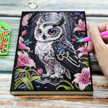 Load image into Gallery viewer, Diamond Art Notebook Set, Owl Diamond Painting Diary, Diamond Painting Notebook, Diamond Art
