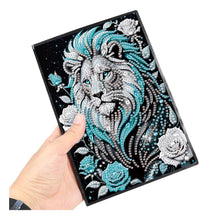 Load image into Gallery viewer, Diamond Art Notebook DIY Adult Art Lion Diamond Painting Kit
