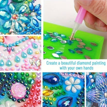Load image into Gallery viewer, Butterfly Bouquet Pattern, Diamond Painting, Bookmark Handmade 4 Sets
