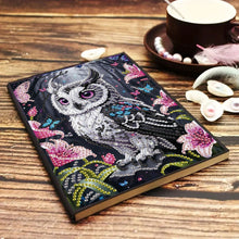 Load image into Gallery viewer, Diamond Art Notebook Set, Owl Diamond Painting Diary, Diamond Painting Notebook, Diamond Art

