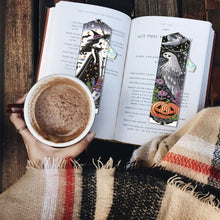 Load image into Gallery viewer, 4-piece Set of Diamond Painting Bookmark Tools, Witch Ghost DIY Diamond Painting Bookmark Decoration
