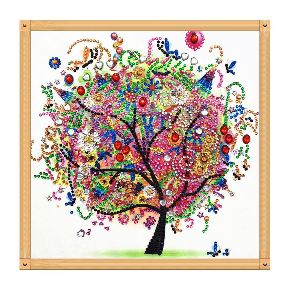 Crystal Rhinestone Diamond Painting Kit | Season Tree
