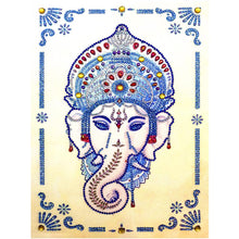 Load image into Gallery viewer, Crystal Rhinestone Diamond Painting Kit | Elephant Trunk Buddha
