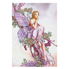 Load image into Gallery viewer, Crystal Rhinestone Diamond Painting Kit | Butterfly Girl (16x20inch)
