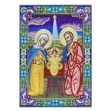 Load image into Gallery viewer, Crystal Rhinestone Painting Kit | Religious Figure Jesus
