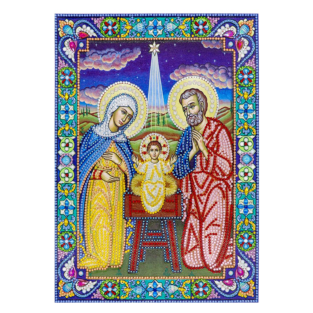 Crystal Rhinestone Painting Kit | Religious Figure Jesus