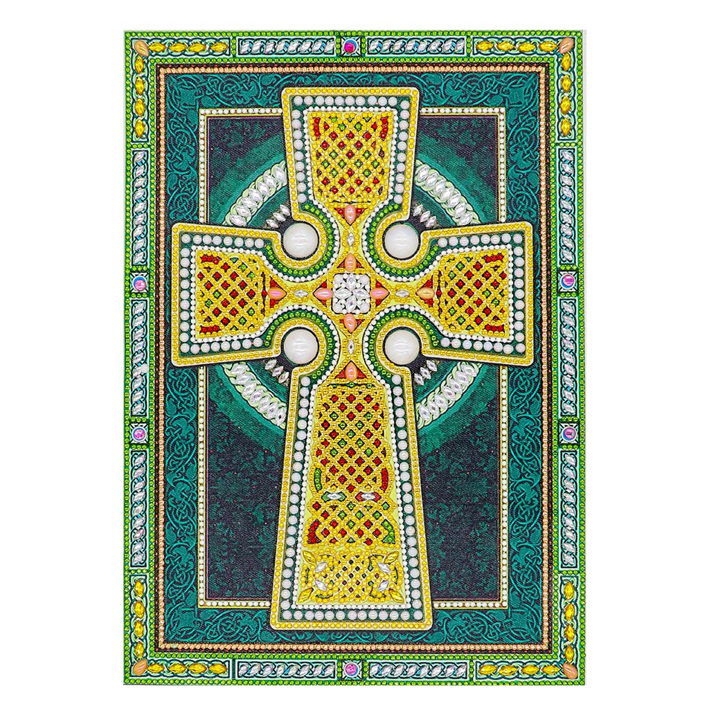 Crystal Rhinestone Diamond Painting Kit | Religious Cross