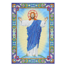 Load image into Gallery viewer, Crystal Rhinestone Diamond Painting Kit | Religious Figure Jesus
