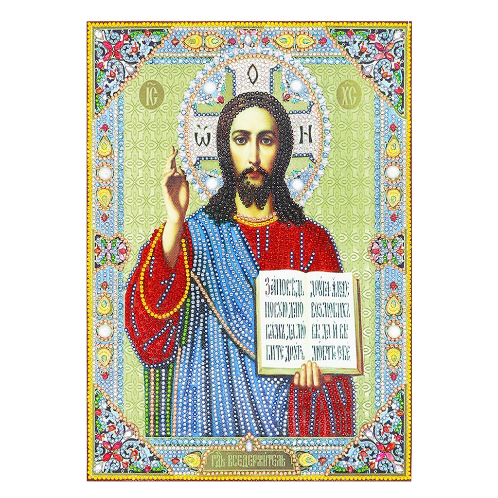 Crystal Rhinestone Diamond Painting Kit | Religious Figure Jesus