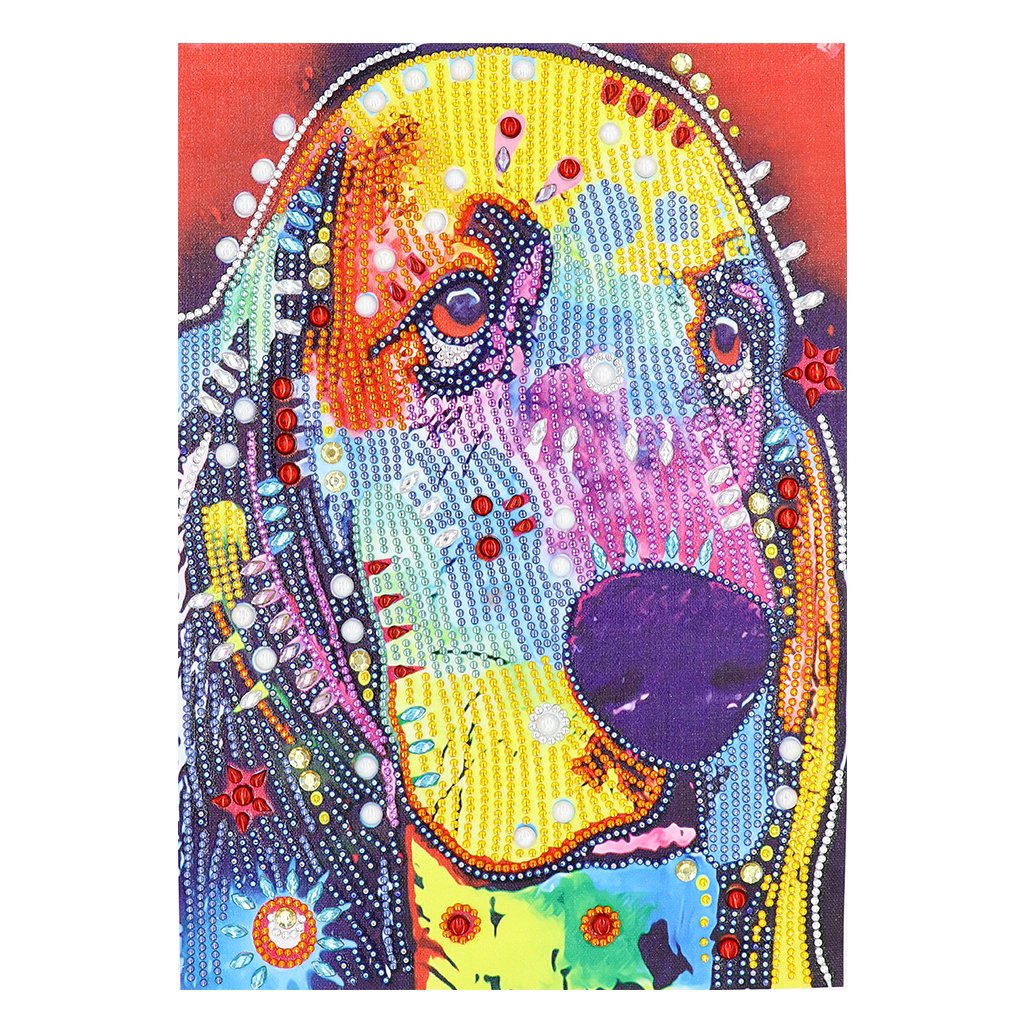 Crystal Rhinestone Diamond Painting Kit | Colorful Dalmatians (16x20inch)