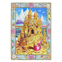 Load image into Gallery viewer, Crystal Rhinestone Diamond Painting Kit | Gold Castle (16x20inch)
