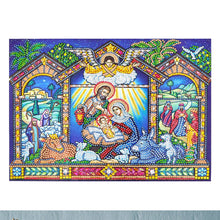 Load image into Gallery viewer, Crystal Rhinestone Diamond Painting Kit | Religious Leaders
