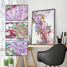 Load image into Gallery viewer, Crystal Rhinestone Diamond Painting Kit | Butterfly Girl (16x20inch)
