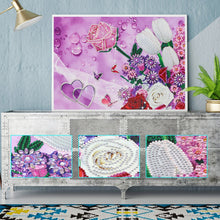 Load image into Gallery viewer, Crystal Rhinestone Diamond Painting Kit | Beautiful flowers
