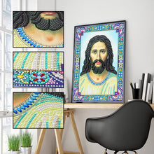 Load image into Gallery viewer, Crystal Rhinestone Diamond Painting Kit | Religious Figure Jesus
