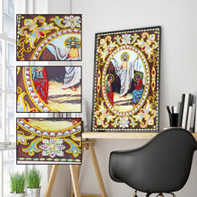 Load image into Gallery viewer, Crystal Rhinestone Diamond Painting Kit | Religious Leaders
