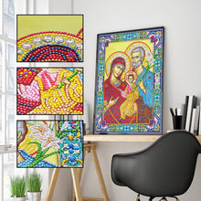 Load image into Gallery viewer, Crystal Rhinestone diamond painting kit | religious figures Virgin and Jesus
