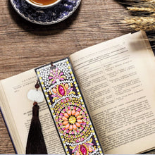 Load image into Gallery viewer, DIY Diamond Painting Bookmark | Mandala Flower
