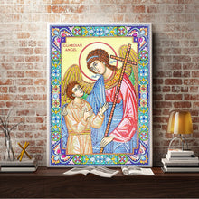 Load image into Gallery viewer, Crystal Rhinestone diamond painting kit | religious figures Virgin and Jesus
