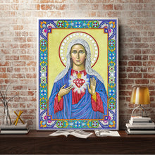 Load image into Gallery viewer, Crystal Rhinestone Diamond Painting Kit | The Virgin of Religious Figures
