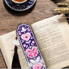 Load image into Gallery viewer, DIY Diamond Painting | Pink heart Bookmark
