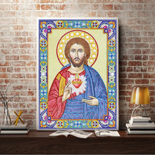 Load image into Gallery viewer, Crystal Rhinestone Diamond Painting Kit | Religious Figure Jesus
