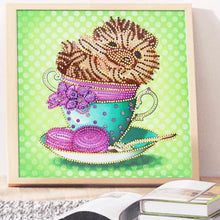 Load image into Gallery viewer, Crystal Rhinestone Diamond Painting Kit | Hamster in a teacup
